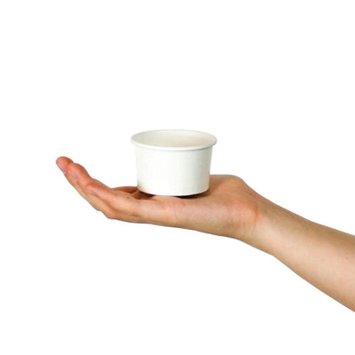 UNIQ® 3 oz White Ice Cream Cups