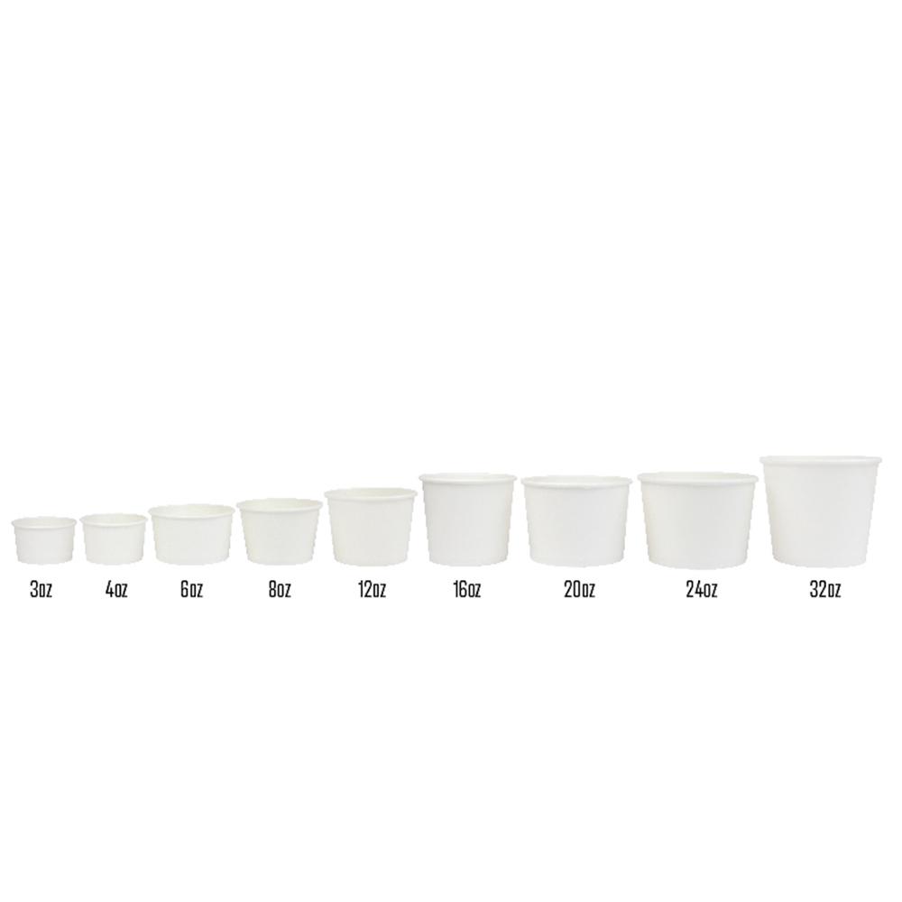 UNIQ® 3 oz Green Ice Cream Cups