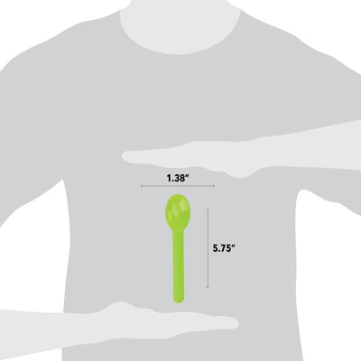 UNIQ® Green Heavy Duty Ice Cream Spoons