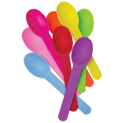 UNIQ® Red Heavy Duty Ice Cream Spoons