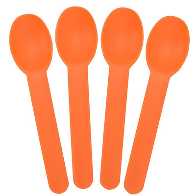 UNIQ® Orange Heavy Duty Ice Cream Spoons