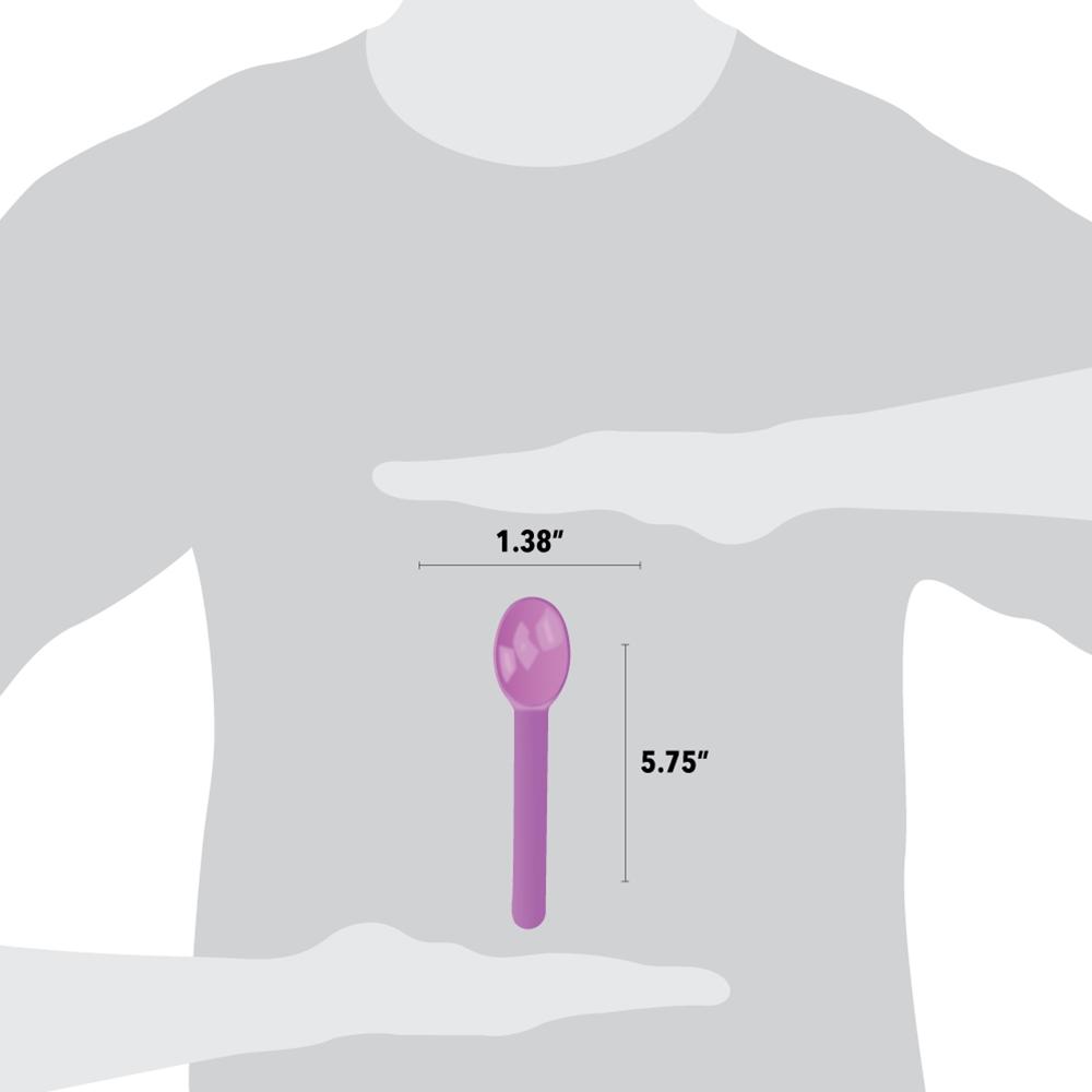 UNIQ® Purple Heavy Duty Ice Cream Spoons