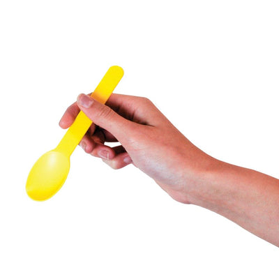 UNIQ® Yellow Heavy Duty Ice Cream Spoons