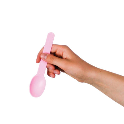 UNIQ® Light Pink Heavy Duty Ice Cream Spoons