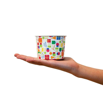 UNIQ® 12 oz Happy Birthday Ice Cream Cups