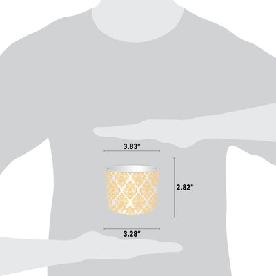 UNIQ® 12 oz Elegant Gold Ice Cream Cups