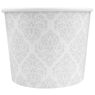 UNIQ® 12 oz Elegant Silver Ice Cream Cups