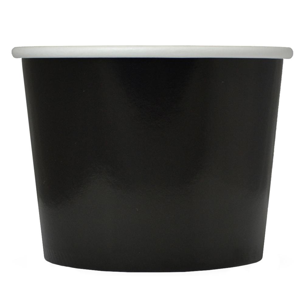 UNIQ® 12 oz Black Ice Cream Cups