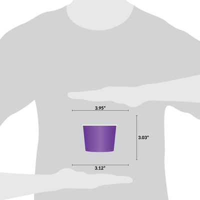 UNIQ® 12 oz Purple Ice Cream Cups