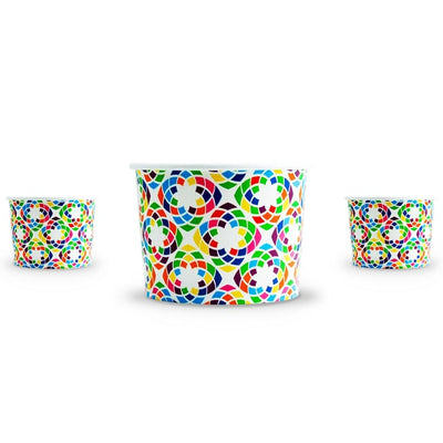 UNIQ® 12 oz Kaleidoscope Ice Cream Cups