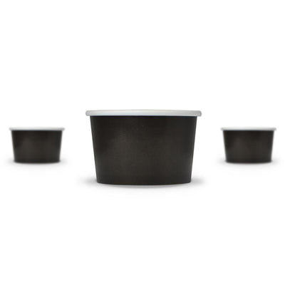 UNIQ® 4 oz Black Ice Cream Cups