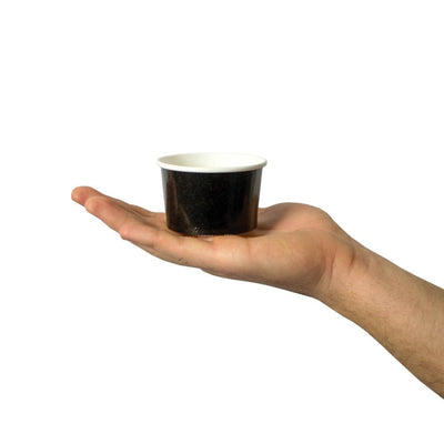 UNIQ® 4 oz Black Ice Cream Cups