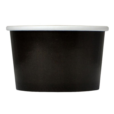 UNIQ® 4 oz Black Ice Cream Cups