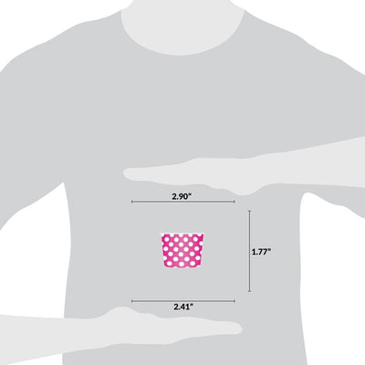UNIQ® 4 oz Pink Polka Dotty Ice Cream Cups