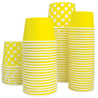 UNIQ® 4 oz Yellow Ice Cream Cups