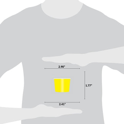 UNIQ® 4 oz Yellow Ice Cream Cups