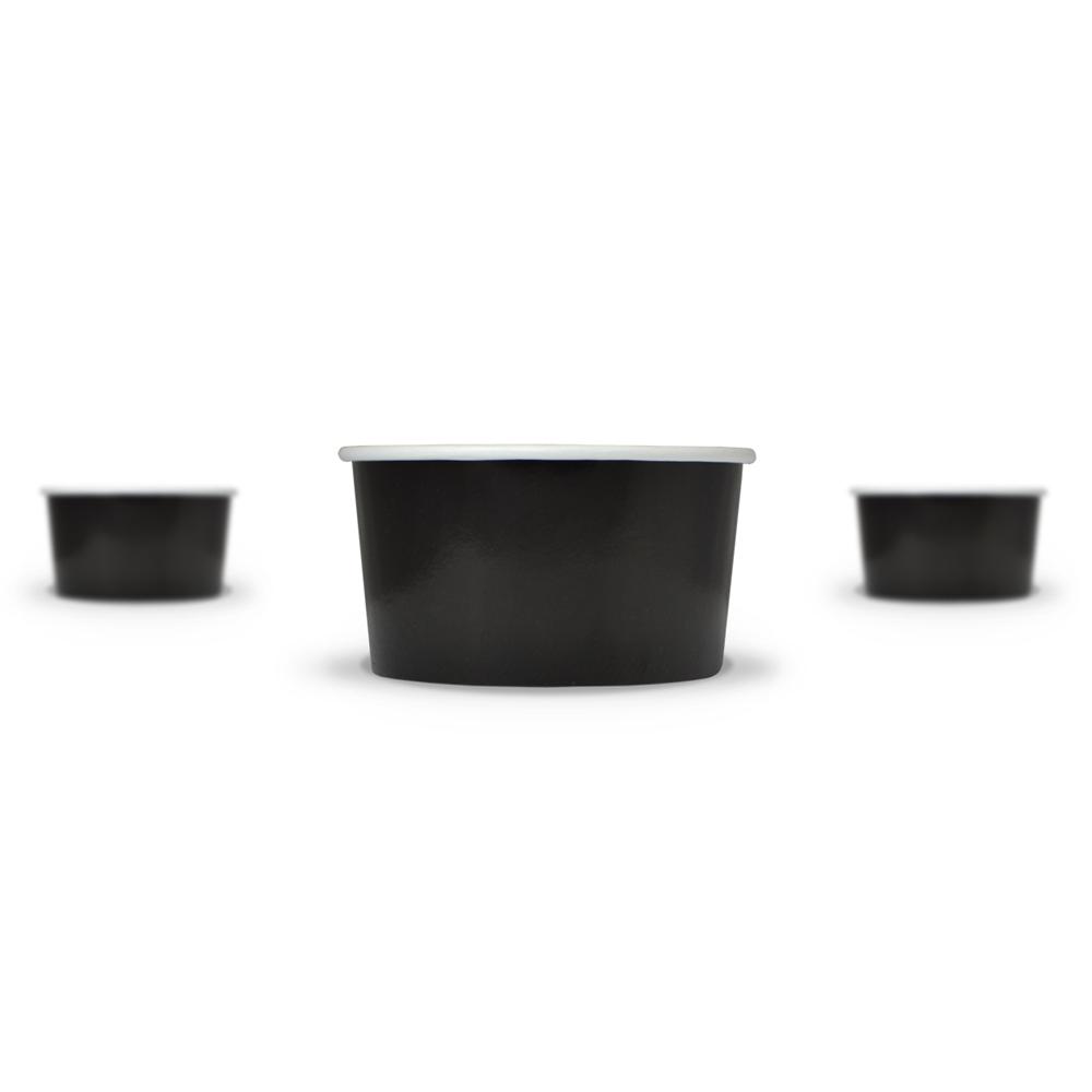 UNIQ® 6 oz Black Ice Cream Cups