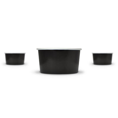 UNIQ® 6 oz Black Ice Cream Cups