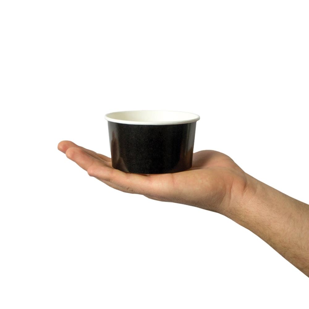 UNIQ® 6 oz Black Ice Cream Cups
