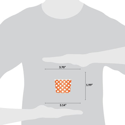 UNIQ® 6 oz Orange Polka Dotty Ice Cream Cups