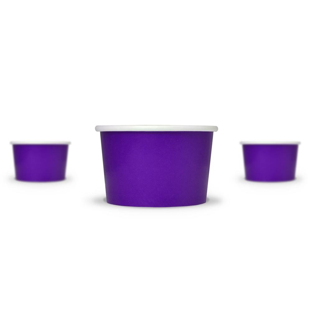 UNIQ® 6 oz Purple Ice Cream Cups