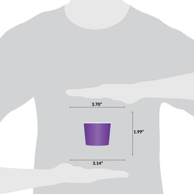 UNIQ® 6 oz Purple Ice Cream Cups