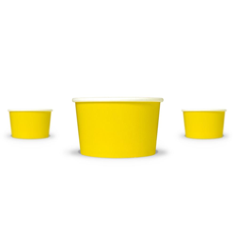 UNIQ® 6 oz Yellow Ice Cream Cups