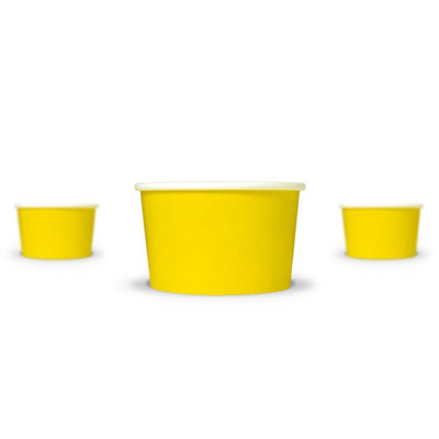 UNIQ® 6 oz Yellow Ice Cream Cups