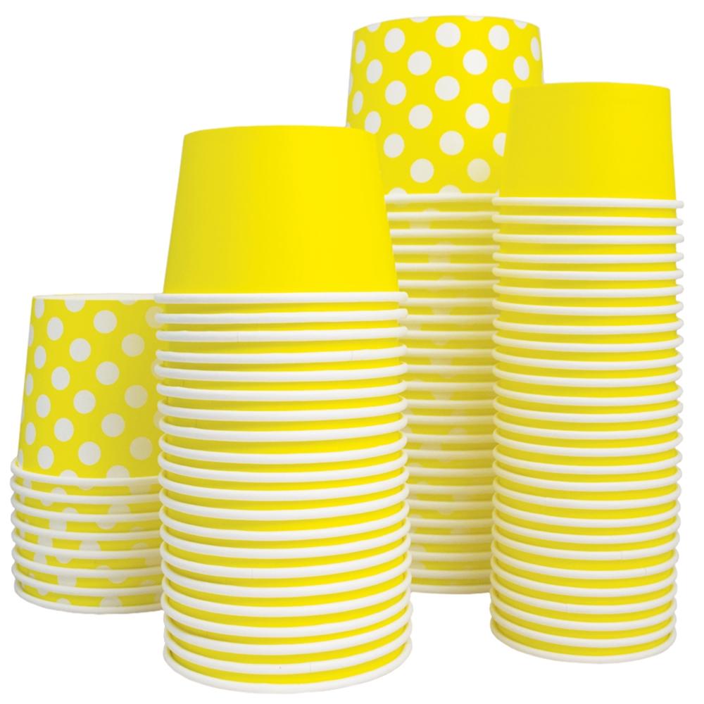 UNIQ® 6 oz Yellow Ice Cream Cups