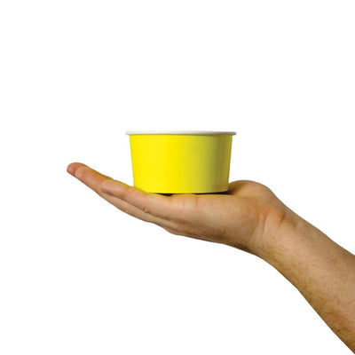 UNIQ® 6 oz Yellow Ice Cream Cups