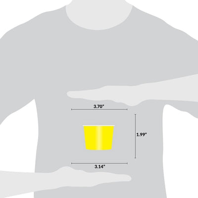 UNIQ® 6 oz Yellow Ice Cream Cups
