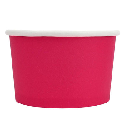 UNIQ® 6 oz Pink Eco-Friendly Compostable Ice Cream Cups