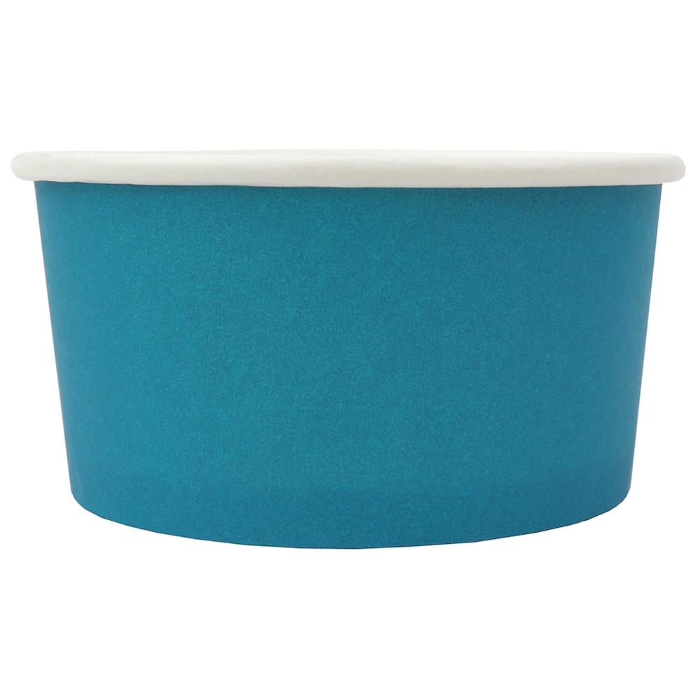 UNIQ® 6 oz Blue Eco-Friendly Compostable Ice Cream Cups