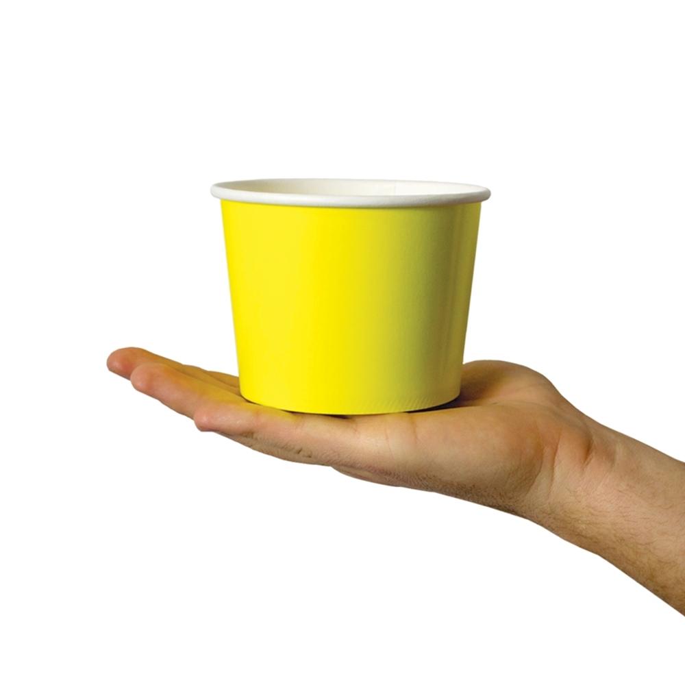 UNIQ® 16 oz Yellow Ice Cream Cups