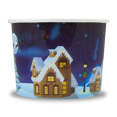 UNIQ® 12 oz Santa Claus is Coming Ice Cream Cups