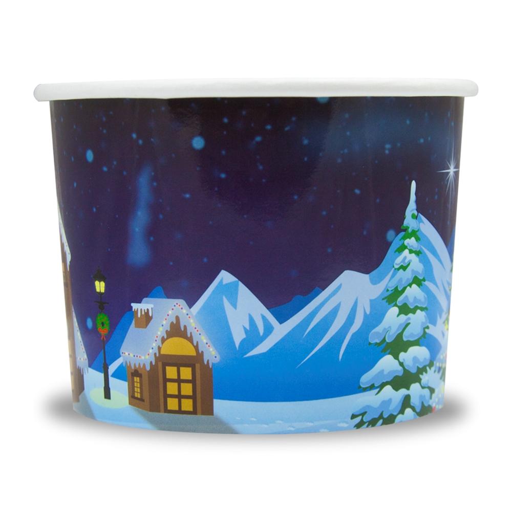 UNIQ® 12 oz Santa Claus is Coming Ice Cream Cups