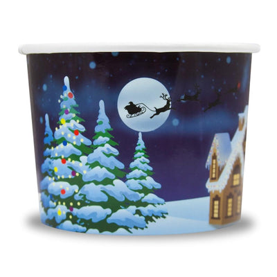 UNIQ® 12 oz Santa Claus is Coming Ice Cream Cups