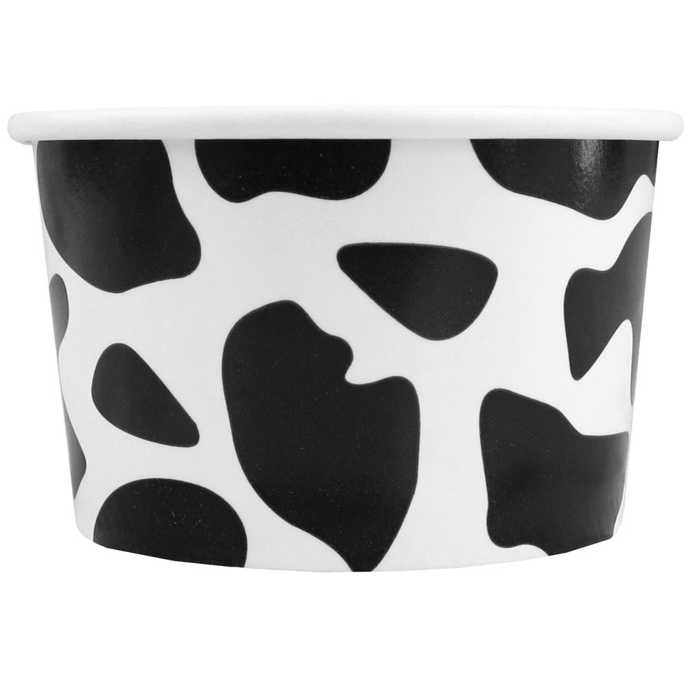 UNIQ® 4 oz Cowabunga Black Ice Cream Cups