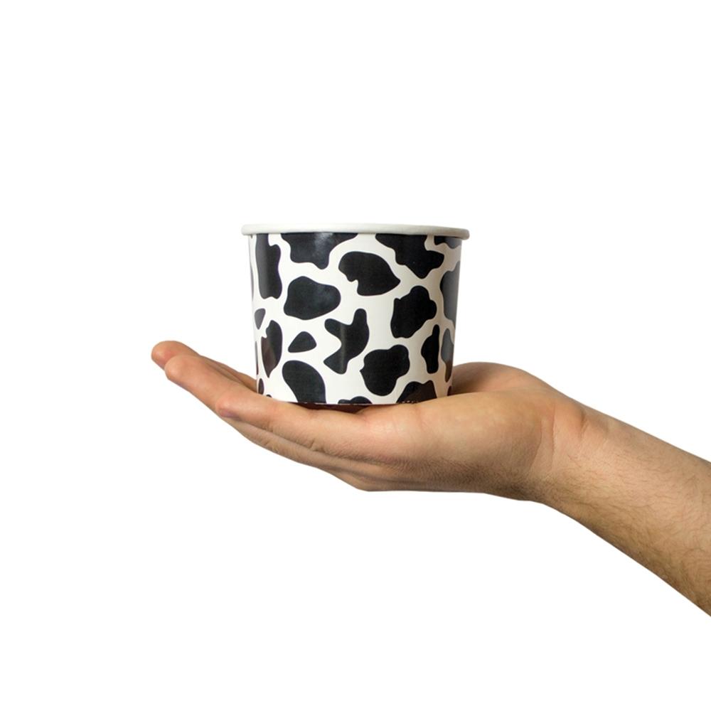UNIQ® 12 oz Cowabunga Black Ice Cream Cups