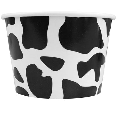 UNIQ® 8 oz Cowabunga Black Ice Cream Cups