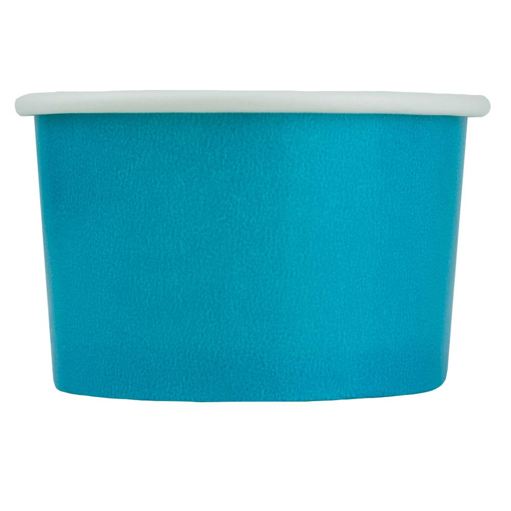 UNIQ® 4 oz Blue Eco-Friendly Compostable Ice Cream Cups