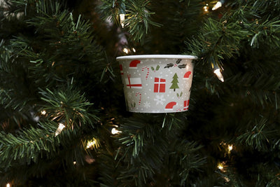 UNIQ® 12 oz Happy Holidays Ice Cream Cups