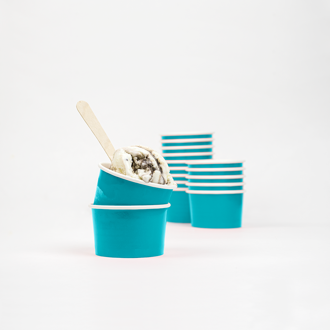 UNIQ® 4 oz Blue Ice Cream Cups