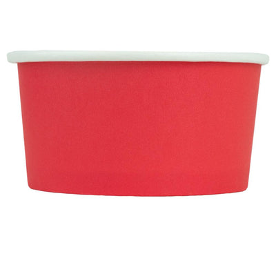 UNIQ® 6 oz Red Eco-Friendly Compostable Ice Cream Cups