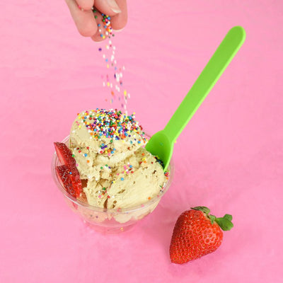 UNIQ® Green Heavy Duty Ice Cream Spoons
