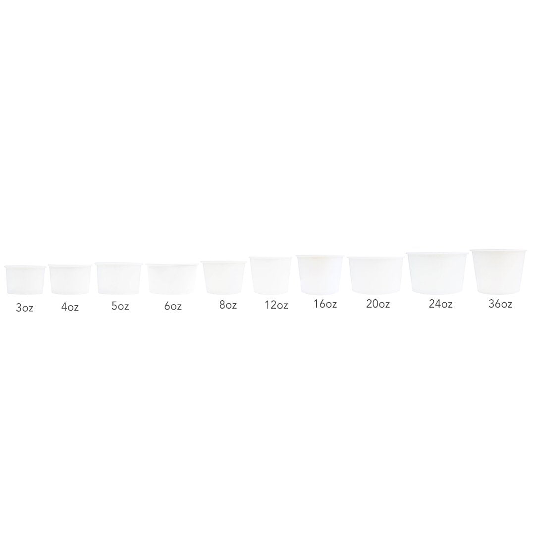 UNIQ® 6 oz Blue Ice Cream Cups