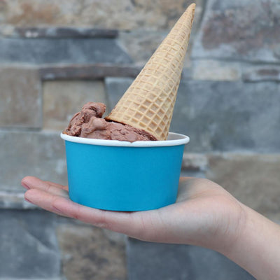 UNIQ® 6 oz Blue Ice Cream Cups