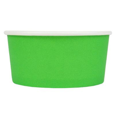 UNIQ® 6 oz Green Eco-Friendly Compostable Ice Cream Cups