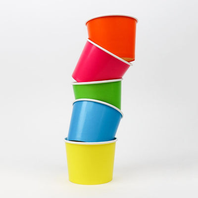 UNIQ® 8 oz Green Ice Cream Cups