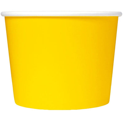 UNIQ® 16 oz Yellow Ice Cream Cups